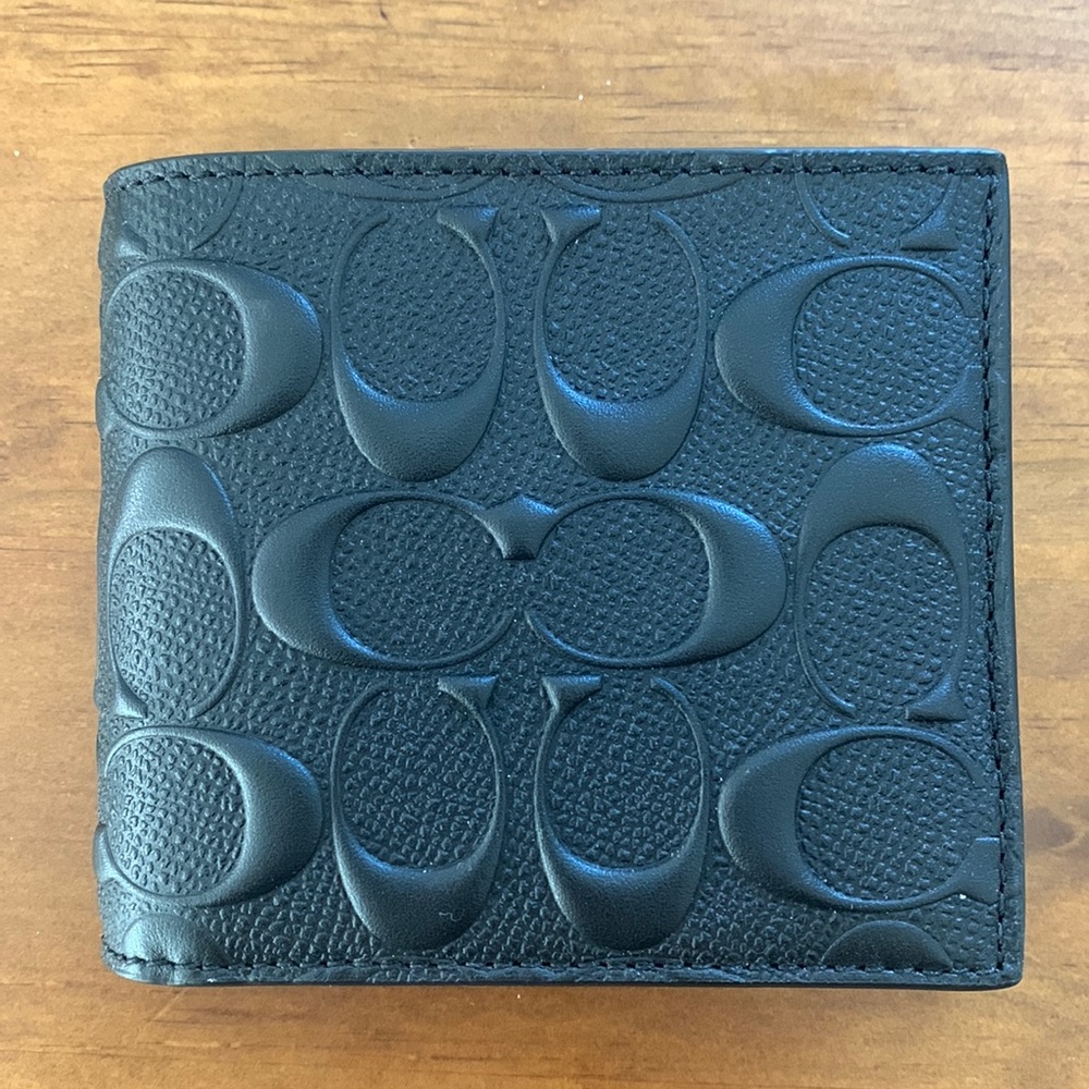 Mens coach wallet